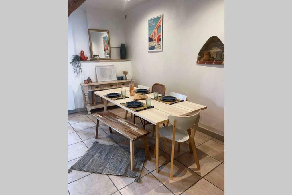 Superbe Appartement En Pierre Fraichement Renove Bernis ภายนอก รูปภาพ